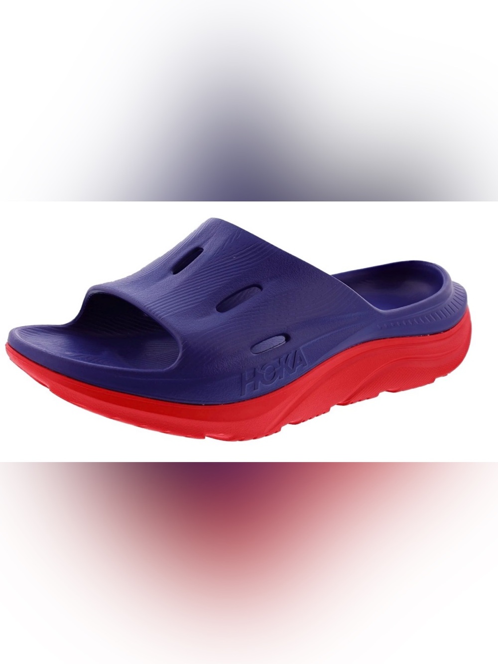 HOKA Ora Recovery Slide 3  Sz 6
Bellwether Blue Red Alert'